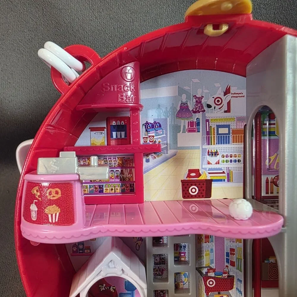 Polly Pocket Target Bullseye Adventure Compact Playset Incomplete 2024 Exclusive
